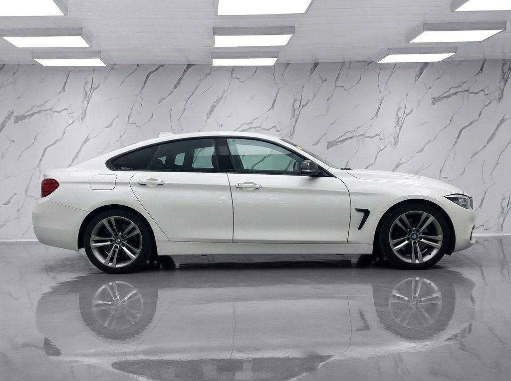BMW 4 Series Gran Coupe 2L Sport White #5