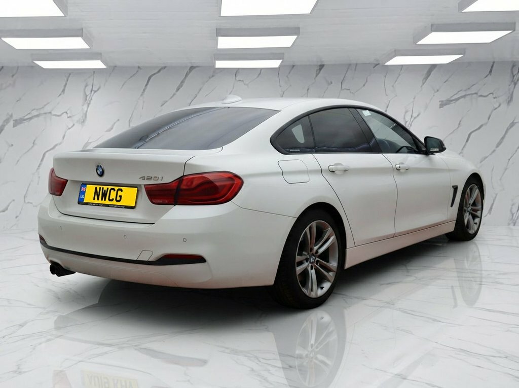 BMW 4 Series Gran Coupe 2L Sport White #4