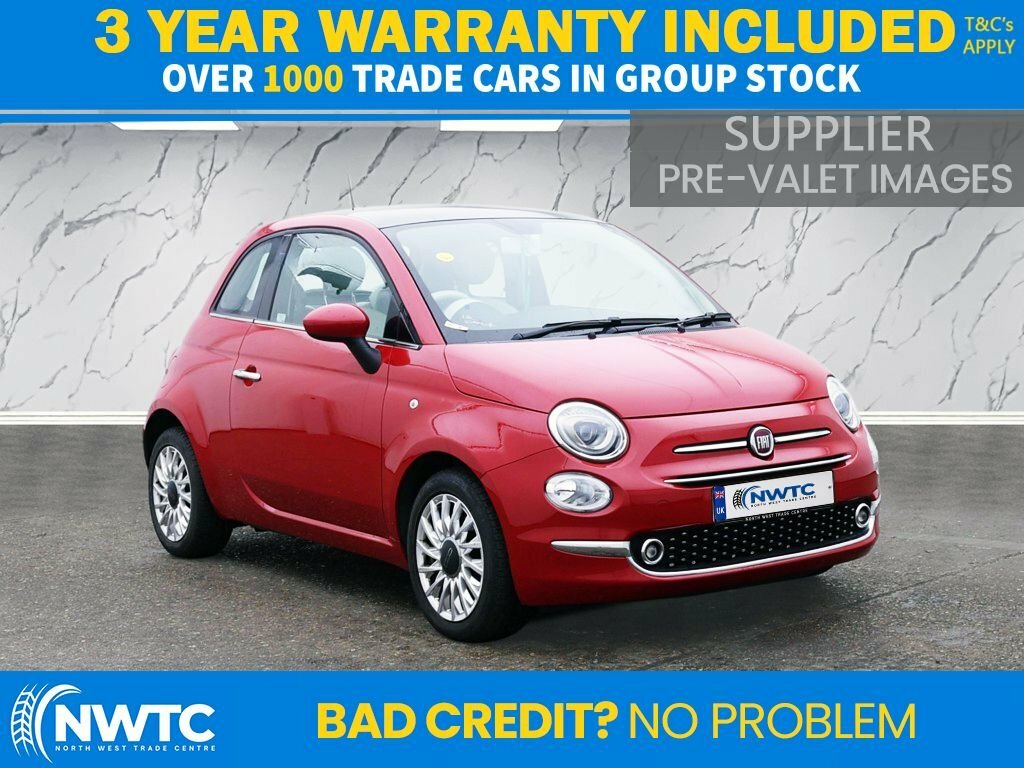 Fiat 500 1.2L Lounge Red