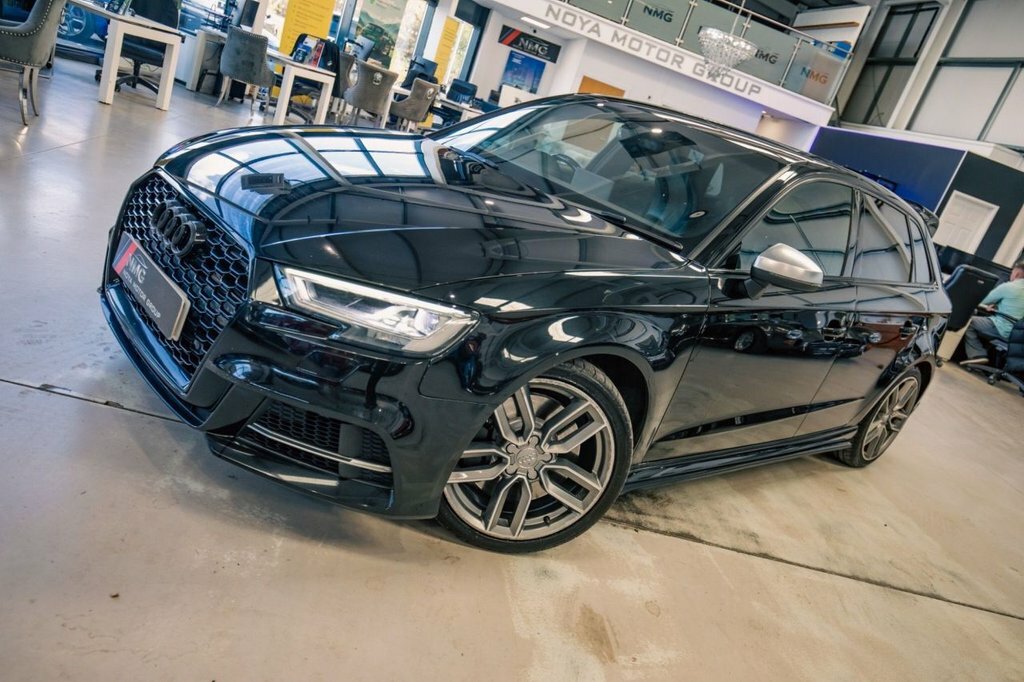 Audi S3 Hatchback YA66WTT Black #3