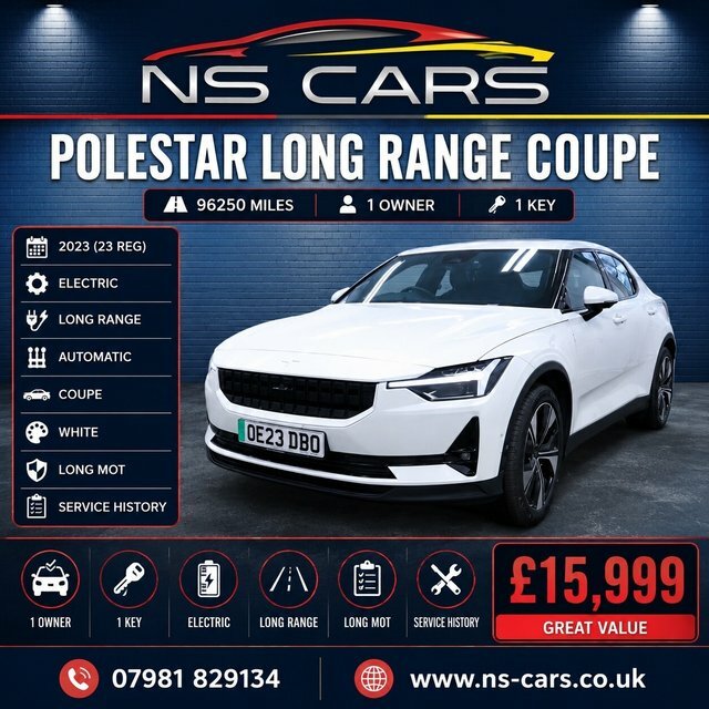 Polestar 2 Motor 78Kwh Long Range OE23DBO White