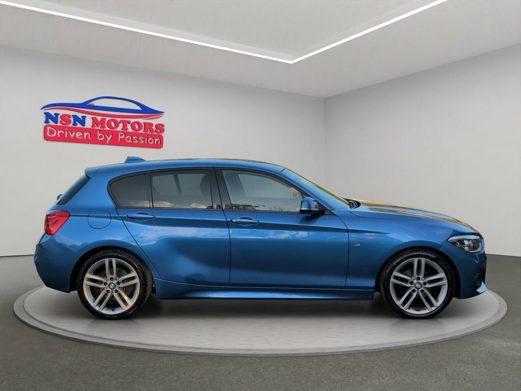 BMW 1 Series 2.0 118D M Sport Hatchback Euro 6 Blue #5