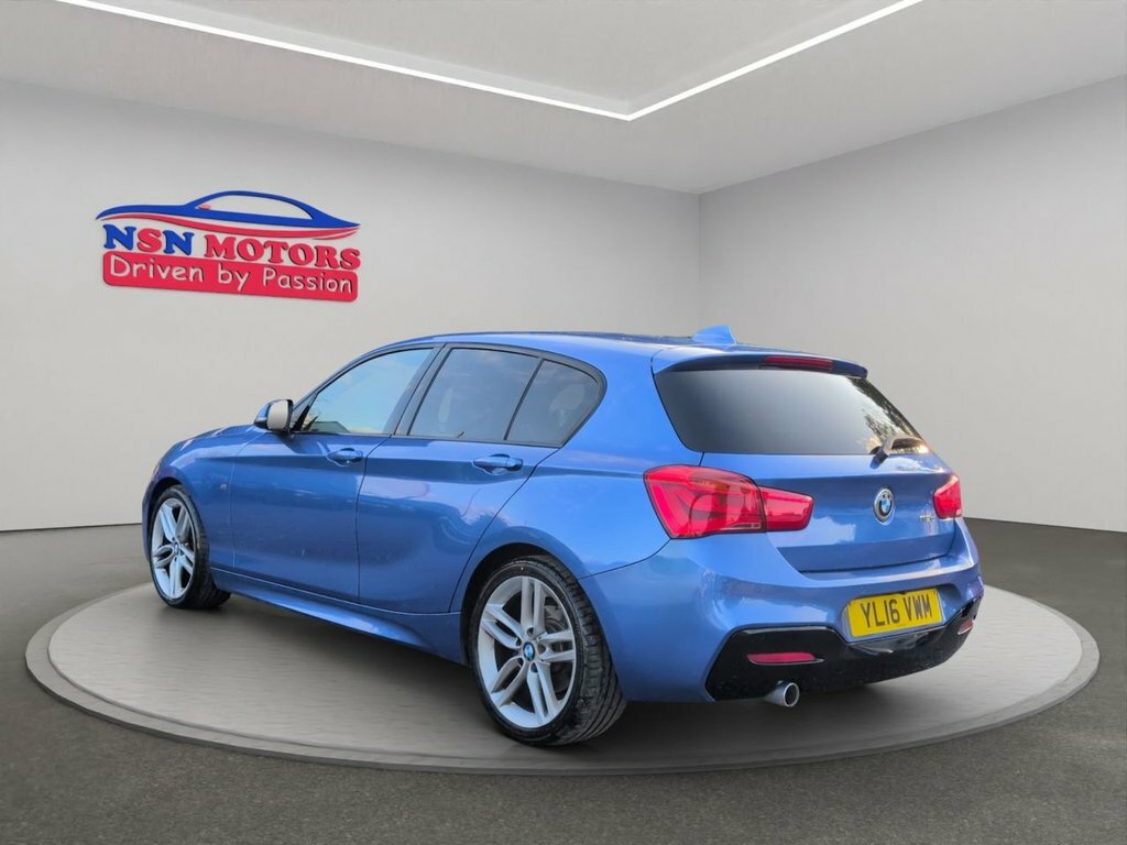 BMW 1 Series 2.0 118D M Sport Hatchback Euro 6 Blue #2