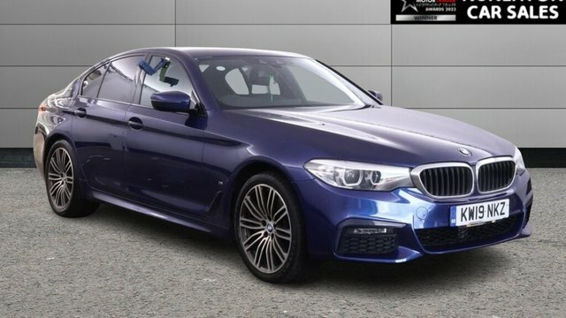 BMW 5 Series 2.0 530E 9.2Kwh M Sport Saloon Plug-in Blue