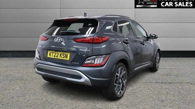 Hyundai Kona 1.6 H-gdi Ultimate Suv Hybrid Dct Euro KT22KSN Grey #3