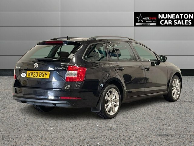Skoda Octavia 1.5 Tsi Gpf Act Se L Estate Dsg Euro 6 KW20BXY Black #3