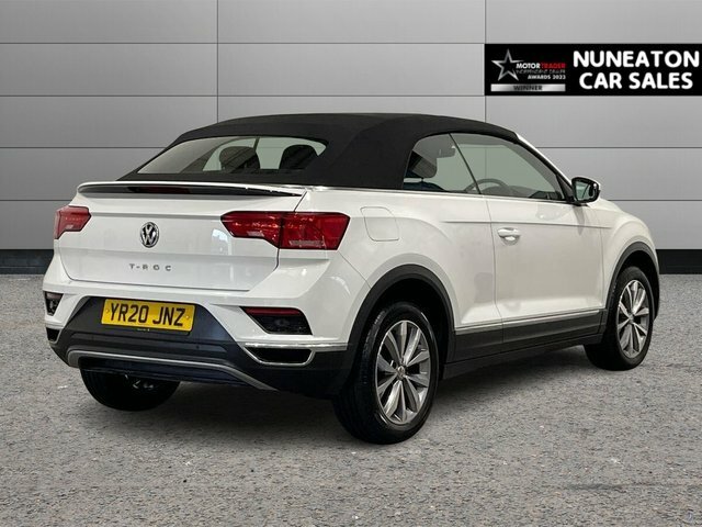 Volkswagen T-Roc 1.5 Tsi Evo Design Cabriolet Eur White #3