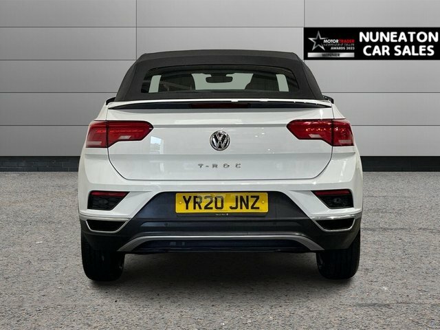 Volkswagen T-Roc 1.5 Tsi Evo Design Cabriolet Eur White #4