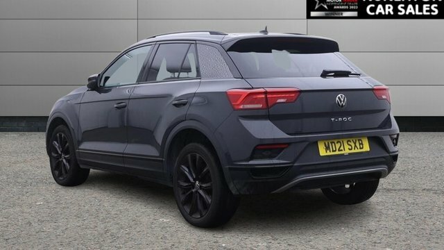 Volkswagen T-Roc 1.5 Tsi Evo Black Edition Suv Dsg Euro Black #4