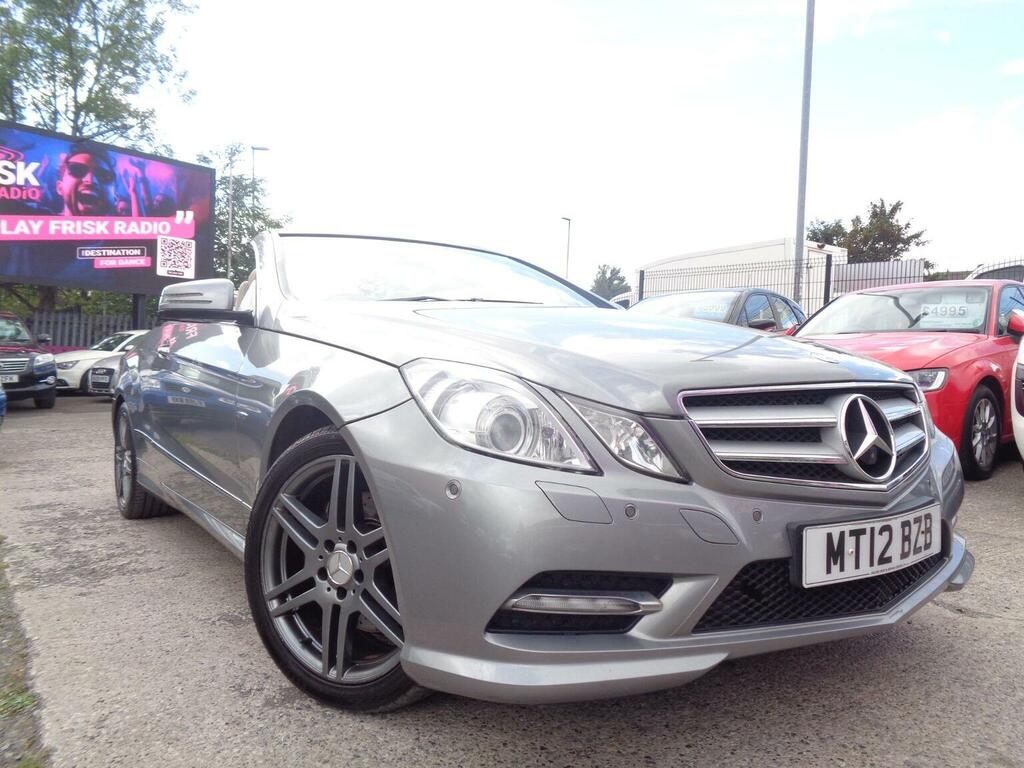 Mercedes-Benz E Class Convertible 2.1 E220 Cdi Blueefficiency Sport Cabr Silver