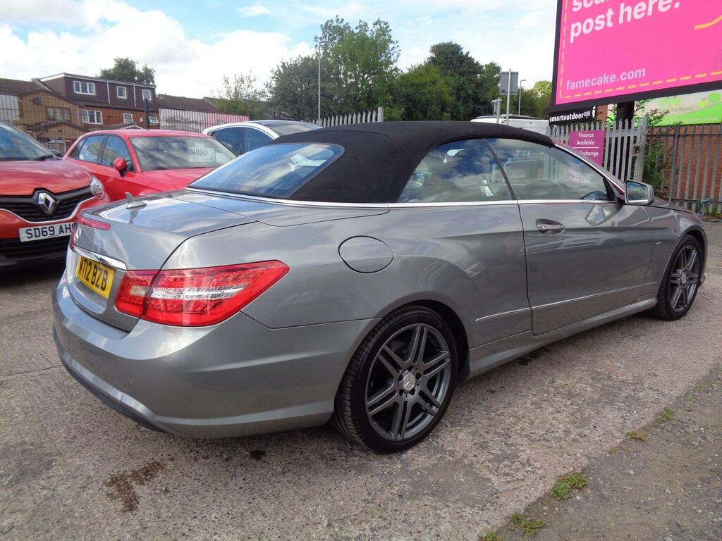 Mercedes-Benz E Class Convertible 2.1 E220 Cdi Blueefficiency Sport Cabr MT12BZB Silver #6