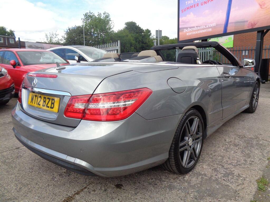 Mercedes-Benz E Class Convertible 2.1 E220 Cdi Blueefficiency Sport Cabr MT12BZB Silver #5