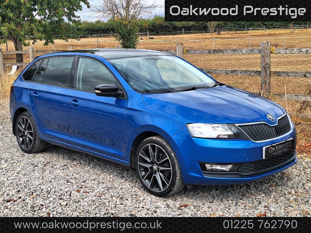 Skoda Rapid Spaceback Hatchback 1.0 Tsi Se Sport 201868 Blue