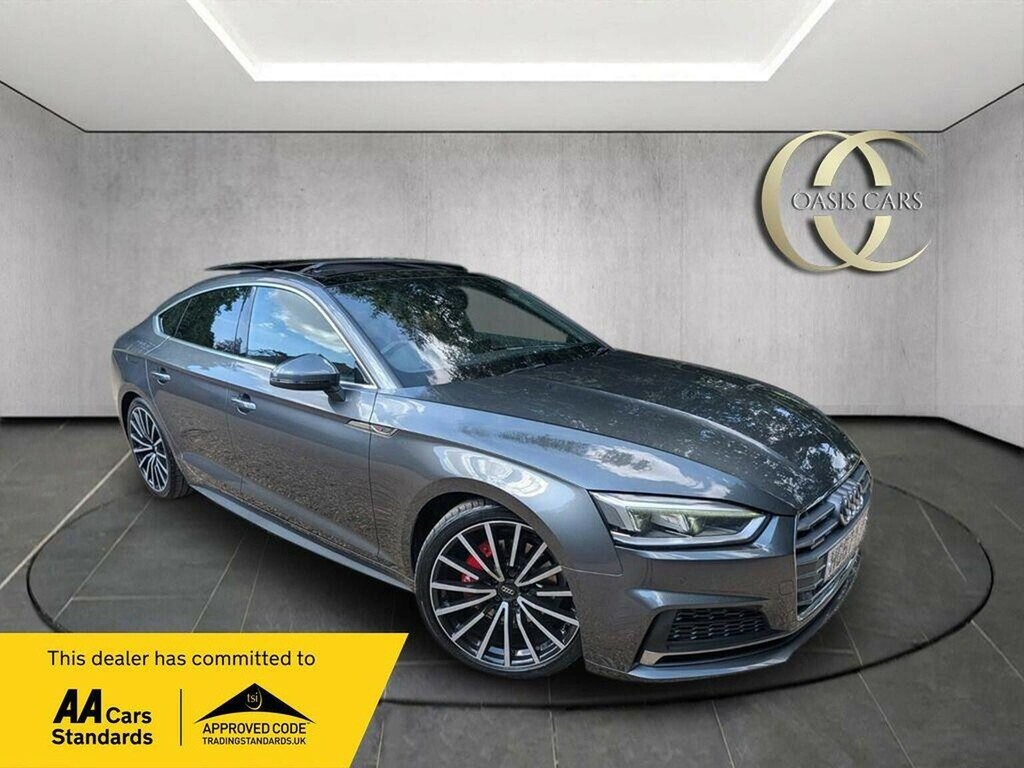 Audi A5 Hatchback 2.0 Tdi S Line Sportback S Tronic Quattr Grey