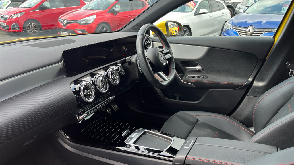 Mercedes-Benz A Class 1.3 A180h Mhev Amg Line Premium Hatchback Pe WP23JMU Yellow #6