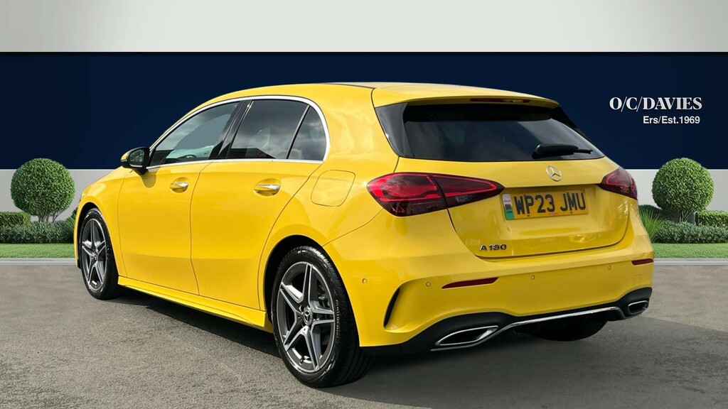 Mercedes-Benz A Class 1.3 A180h Mhev Amg Line Premium Hatchback Pe WP23JMU Yellow #3