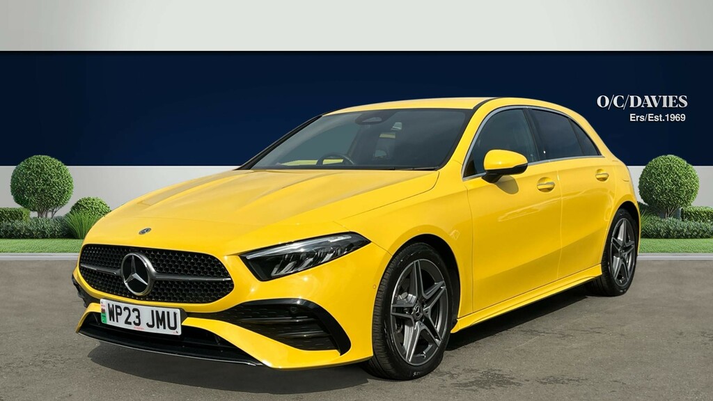 Mercedes-Benz A Class 1.3 A180h Mhev Amg Line Premium Hatchback Pe WP23JMU Yellow #4