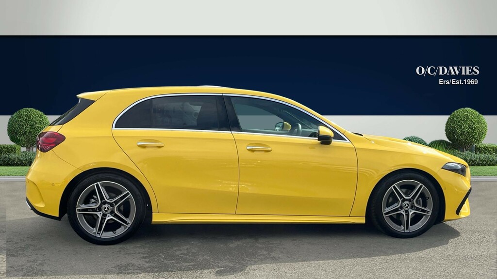 Mercedes-Benz A Class 1.3 A180h Mhev Amg Line Premium Hatchback Pe WP23JMU Yellow #2