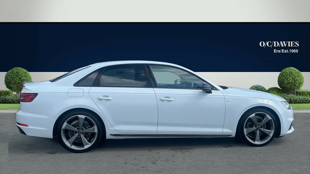 Audi A4 2.0 Tfsi Black Edition Saloon S Tronic CV67NXS White #2