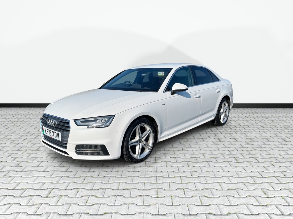 Audi A4 1.4 Tfsi S Line Saloon Euro 6 S White #4
