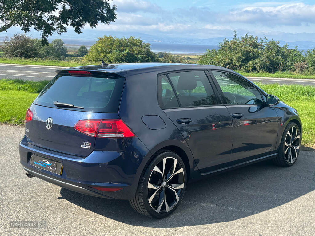 Volkswagen Golf 1.6 Tdi 110 Gt Edition RA66JYY Blue #4