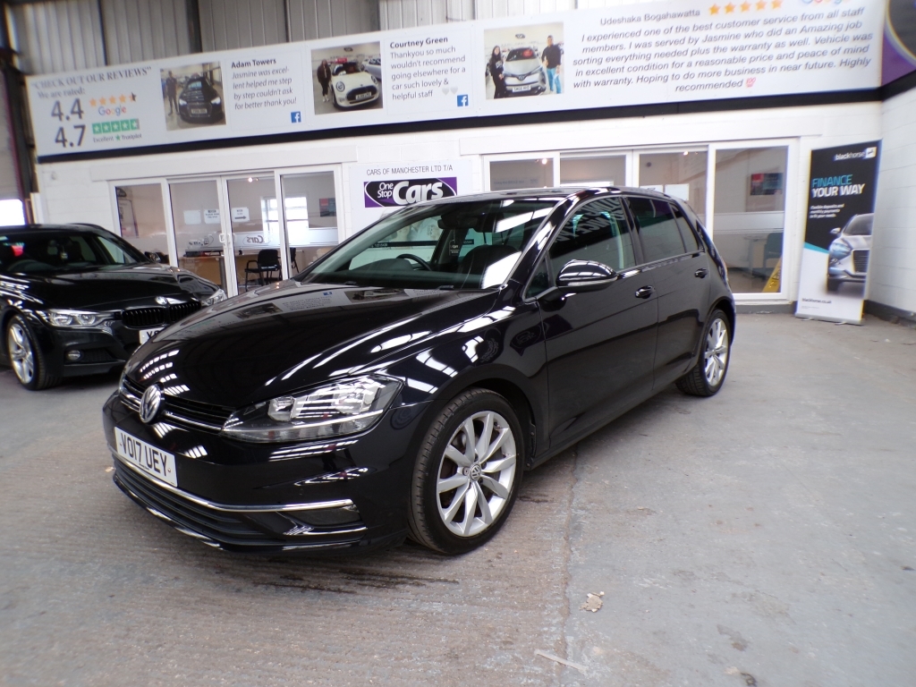 Volkswagen Golf 1.6 Gt Tdi Bluemotion Technology VO17UEY Black #3