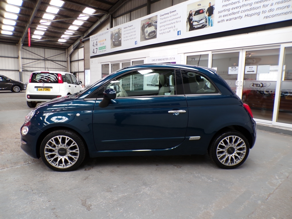 Fiat 500 1.2 Lounge NV66THX Blue #3