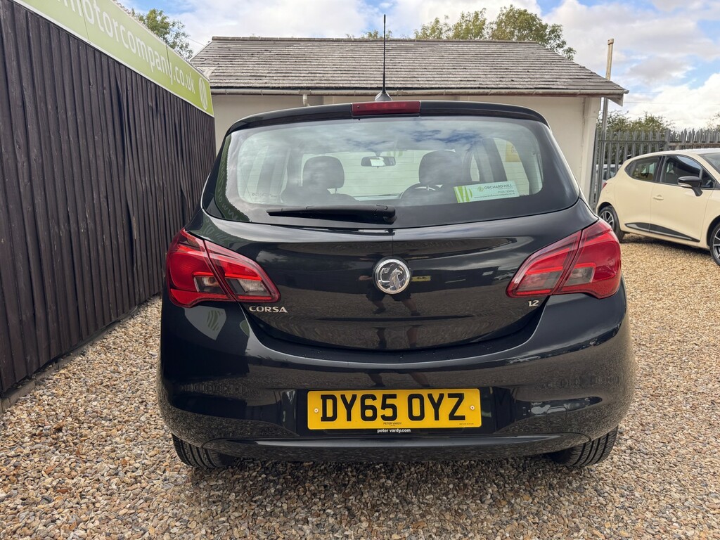 Vauxhall Corsa Hatchback 1.2 I Design 2015 DY65OYZ Black #5