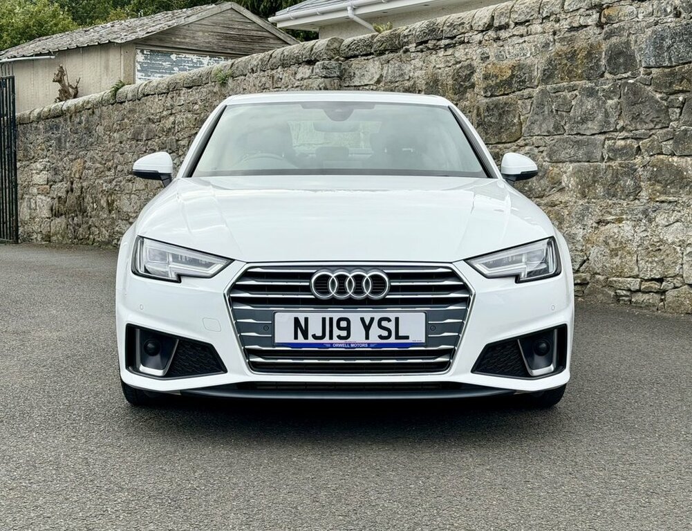 Audi A4 2L S Line NJ19YSL White #2