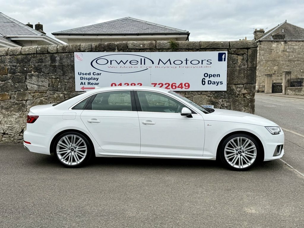 Audi A4 2L S Line NJ19YSL White #3