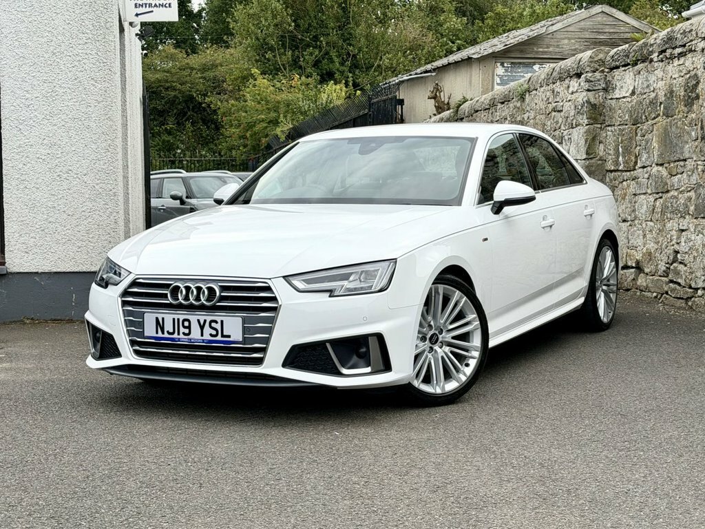 Audi A4 2L S Line NJ19YSL White #4