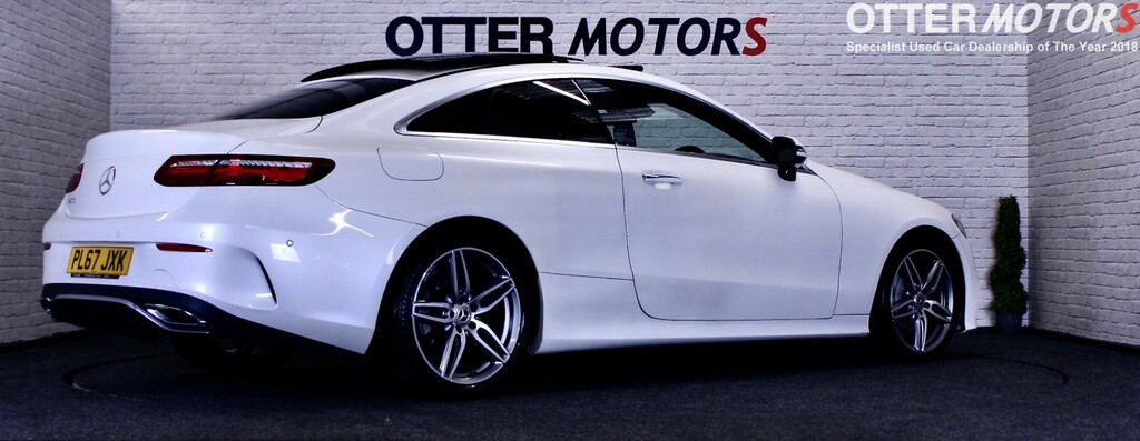 Mercedes-Benz E Class Coupe 2.0 E220d Amg Line - Ulez Compliant PL67JXK White #6