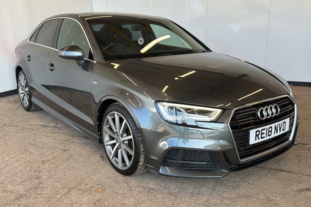 Audi A3 2.0 Tdi S Line Saloon Euro 6 S Grey