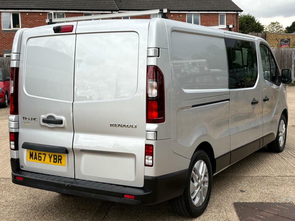 Renault Trafic 1.6 Dci Energy 29 Sport Nav Crew Van Lwb Euro 6 S Silver #4