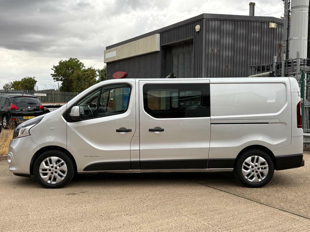 Renault Trafic 1.6 Dci Energy 29 Sport Nav Crew Van Lwb Euro 6 S Silver #6