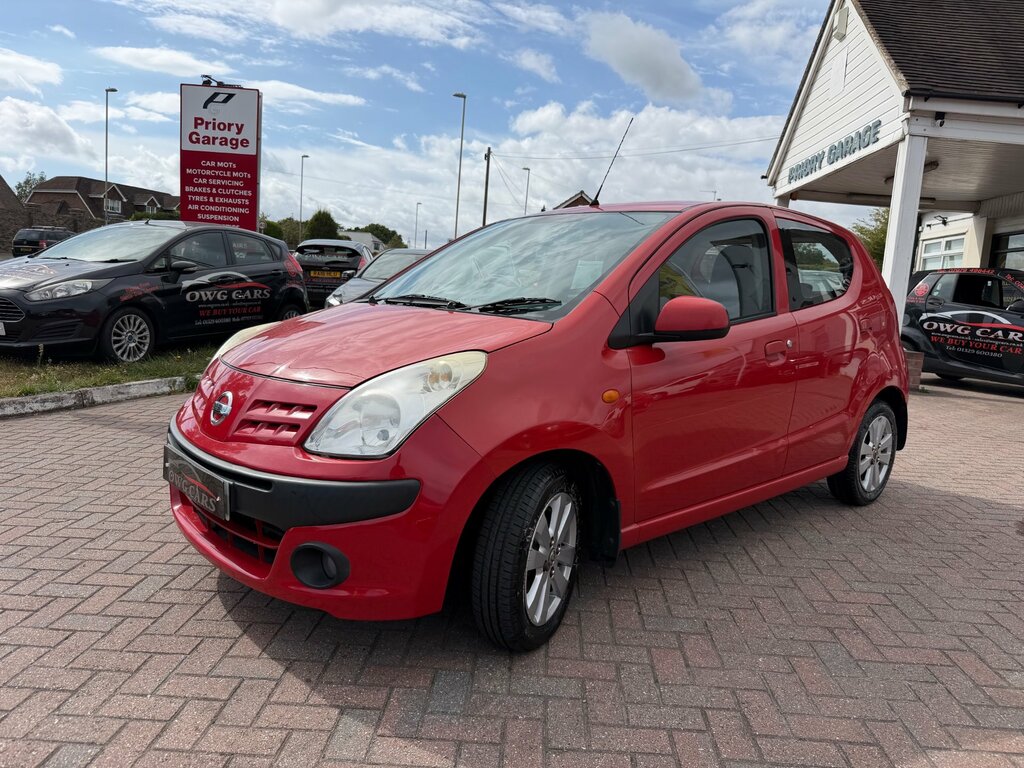 Nissan Pixo 1.0 N-tec Hatchback Euro 5 68 P Red #3