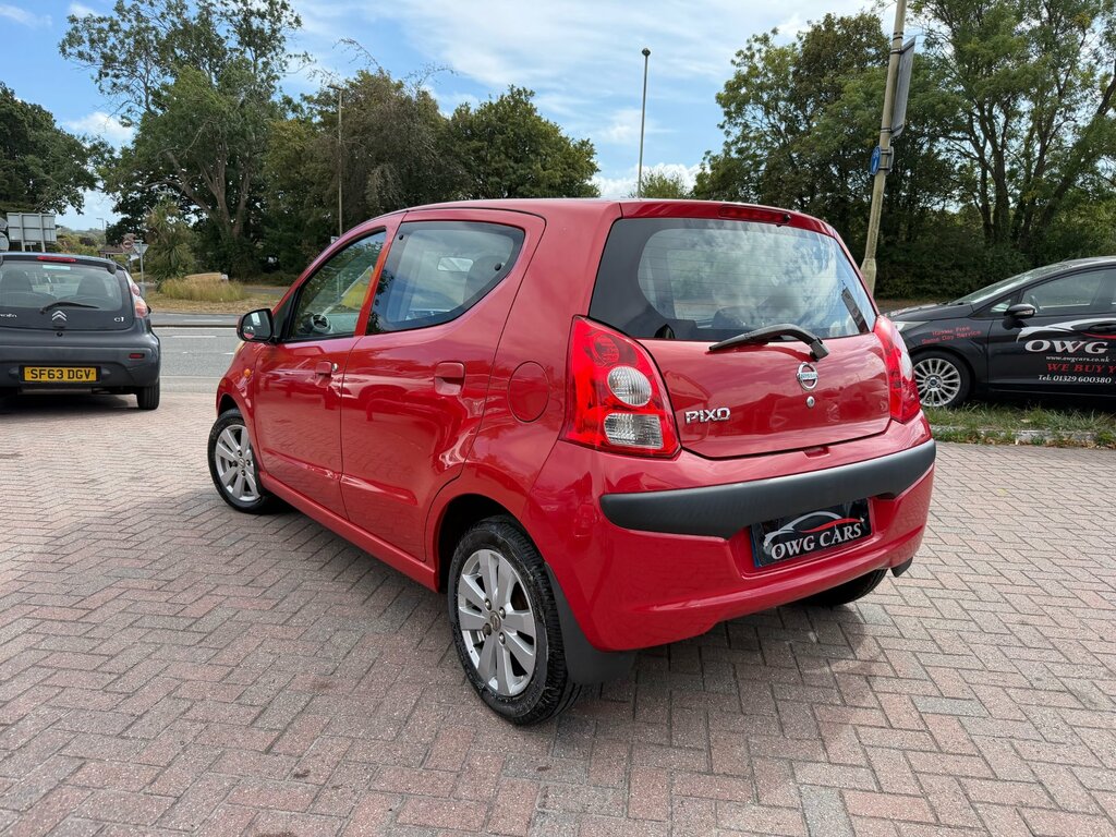 Nissan Pixo 1.0 N-tec Hatchback Euro 5 68 P Red #5