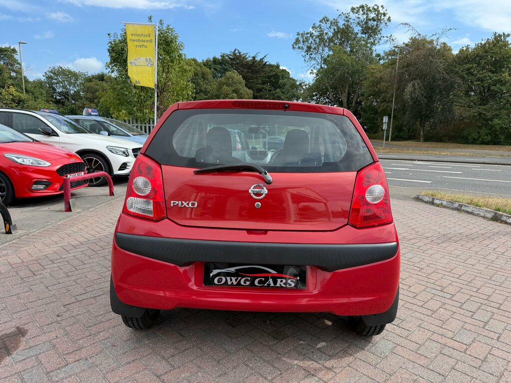 Nissan Pixo 1.0 N-tec Hatchback Euro 5 68 P Red #6