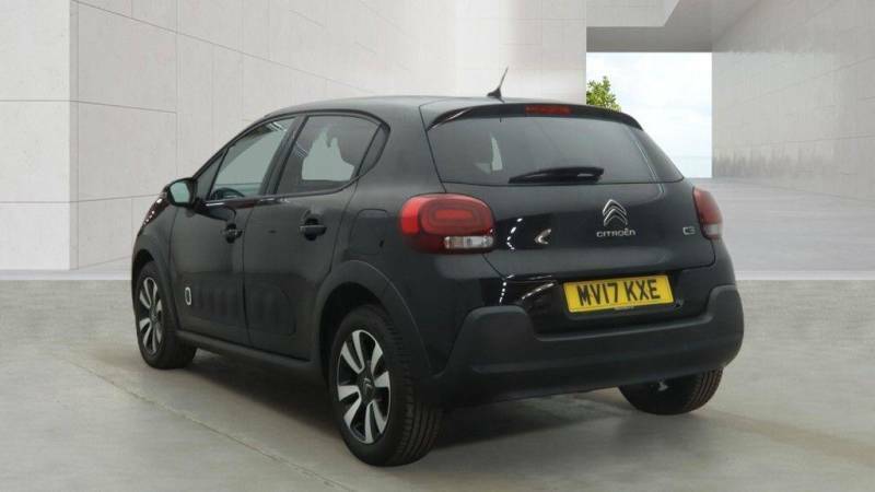 Citroen C3 1.2 Puretech Flair Euro 6 MV17KXE Black #3