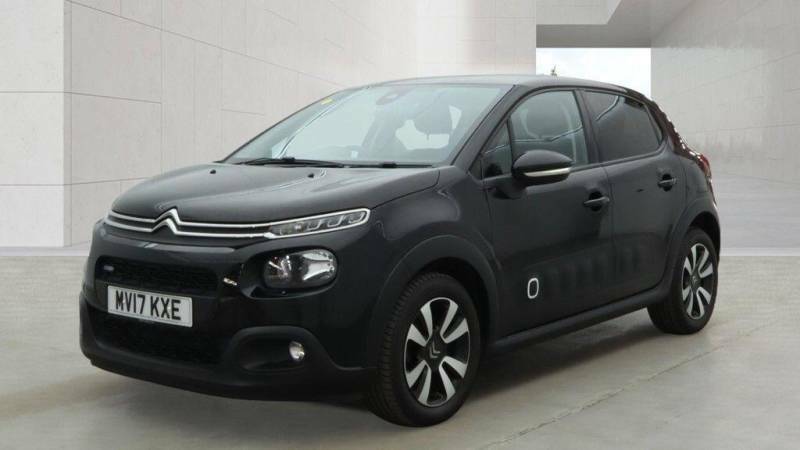 Citroen C3 1.2 Puretech Flair Euro 6 MV17KXE Black #2