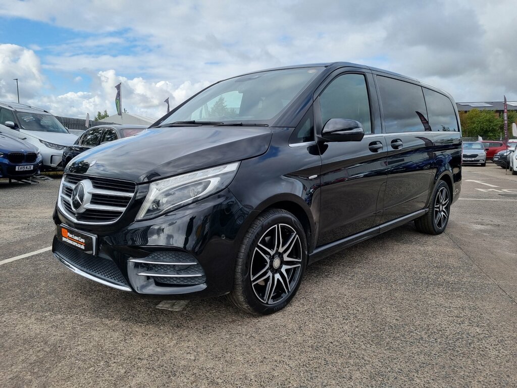 Mercedes-Benz V Class V220d Amg Line Mpv 7 Seat Lwb - Huge Spe Black #2