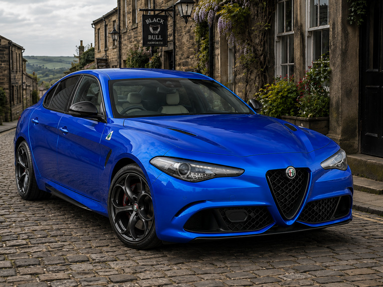 Alfa Romeo Giulia 2.9 V6 Biturbo Quadrifoglio Acc Blue