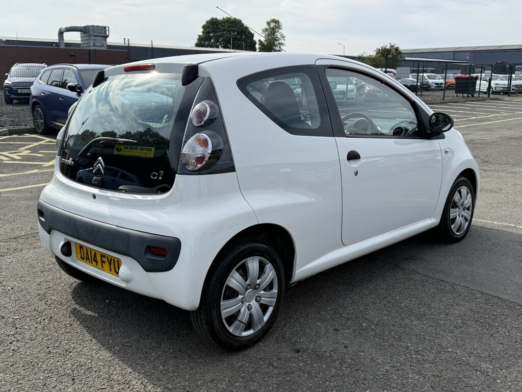 Citroen C1 Hatchback 1.0 I Vt 2014 DA14FYU White #3