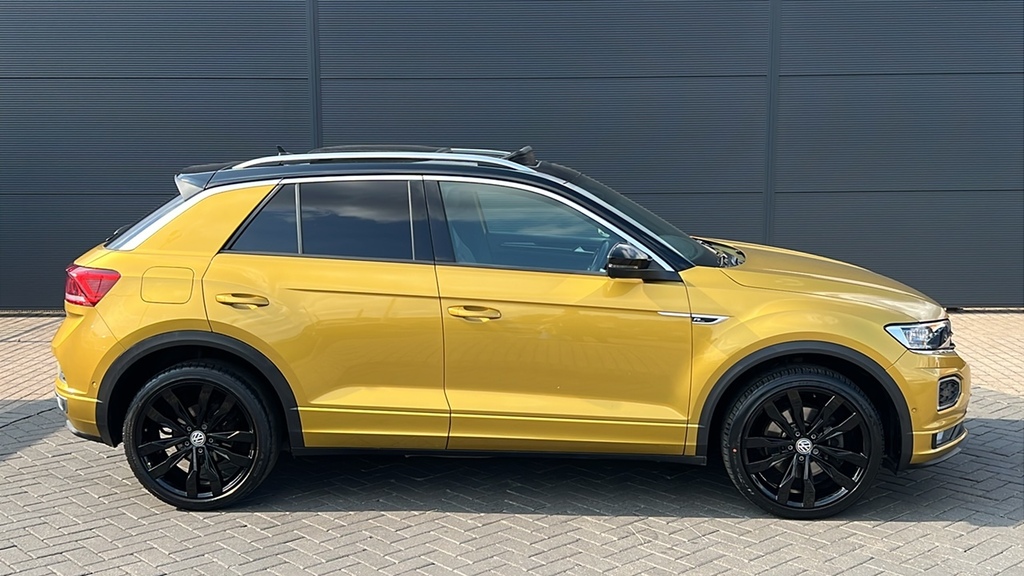 Volkswagen T-Roc 2.0 Tdi R-line 150 Ps DF69FVV Yellow #4