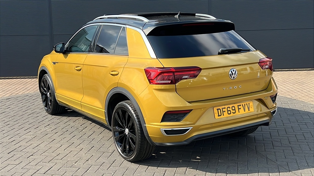 Volkswagen T-Roc 2.0 Tdi R-line 150 Ps DF69FVV Yellow #3