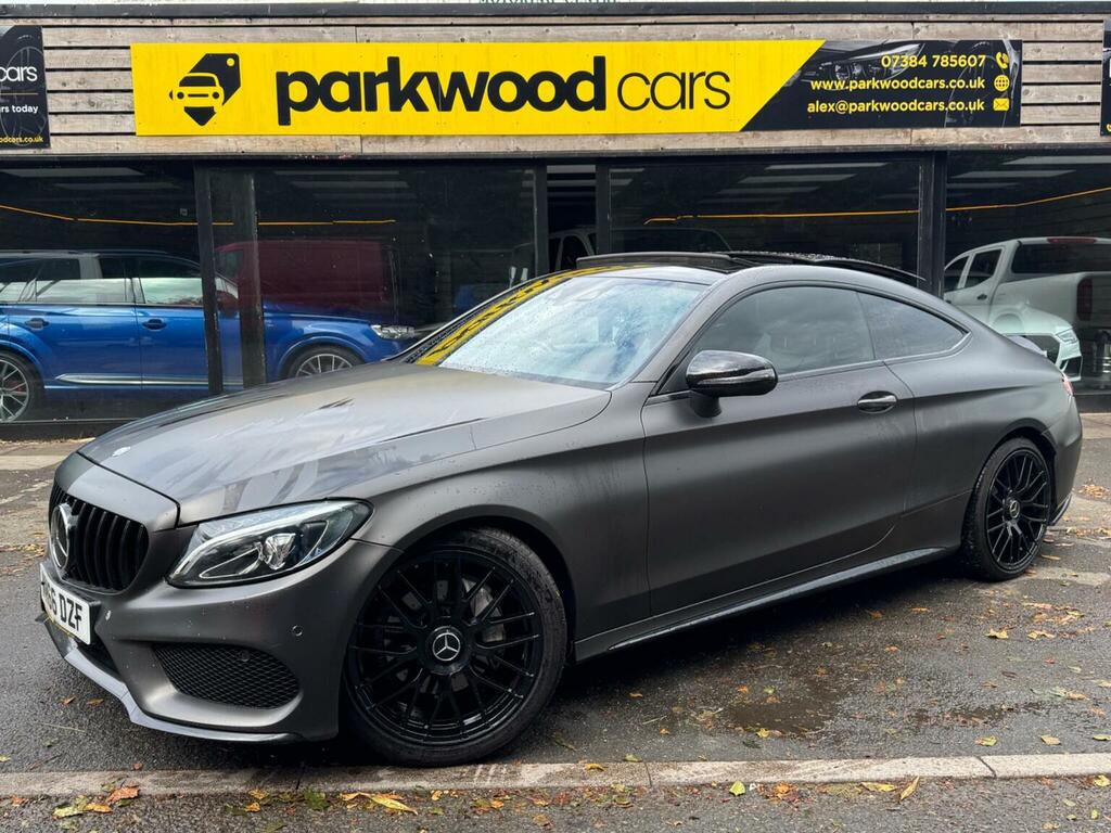 Mercedes-Benz C Class Coupe 2.1 C220d Amg Line Premium Plus G-tronic Silver