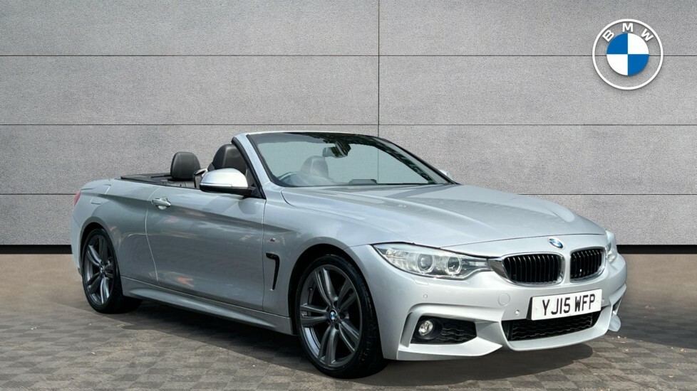 BMW 4 Series 420D M Sport Convertible Silver