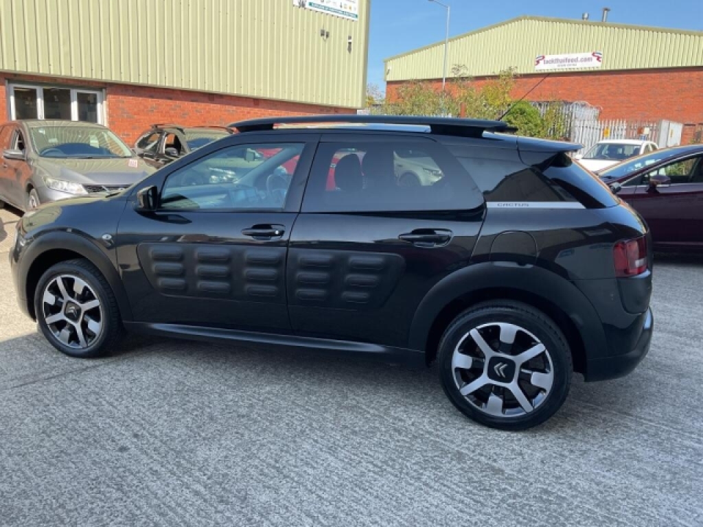 Citroen C4 Cactus Hatchback 1.6 Bluehdi Flair Edition KF17AKV Black #3