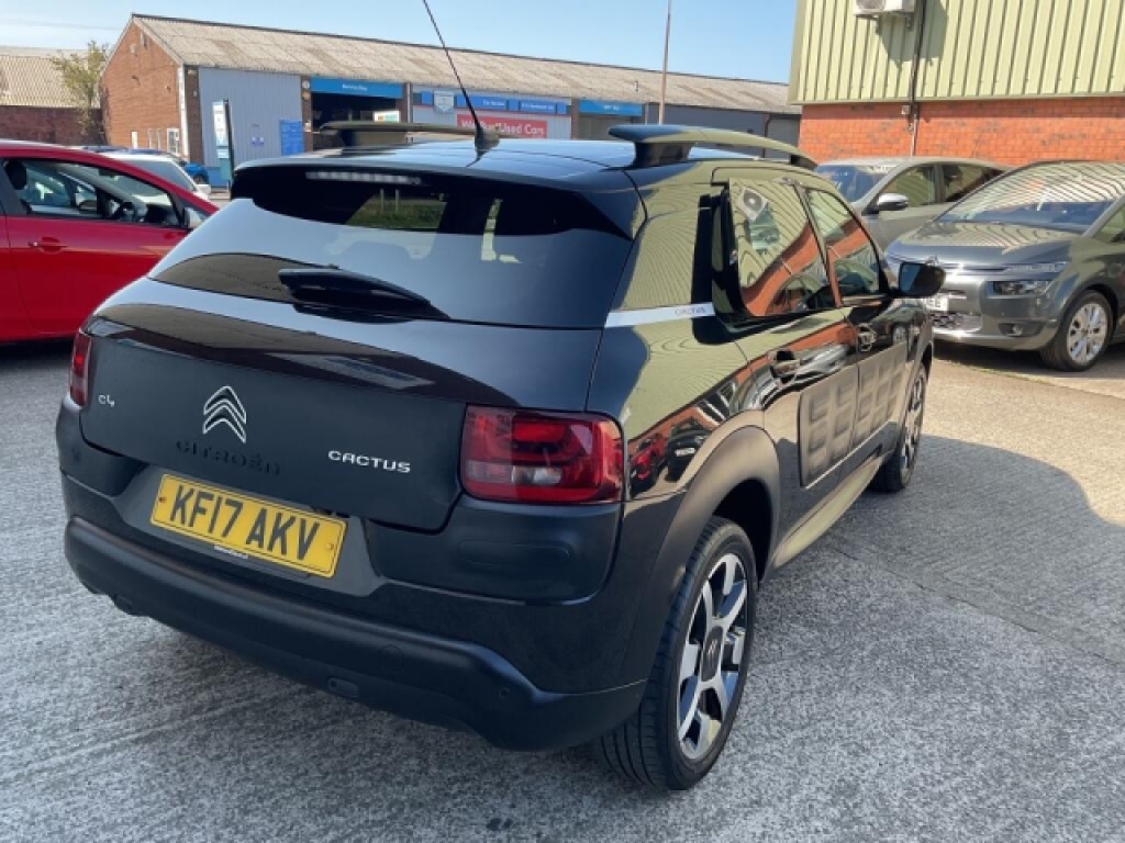 Citroen C4 Cactus Hatchback 1.6 Bluehdi Flair Edition KF17AKV Black #4