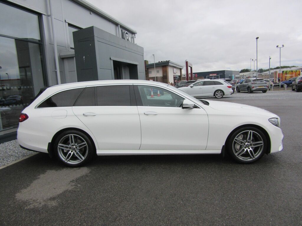Mercedes-Benz E Class 3.0 E350d V6 Amg Line Premium Plus Estate Di N50PUG White #4